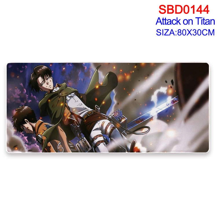 Shingeki no Kyojin Anime peripheral edge lock mouse pad 80X30CM SBD-144