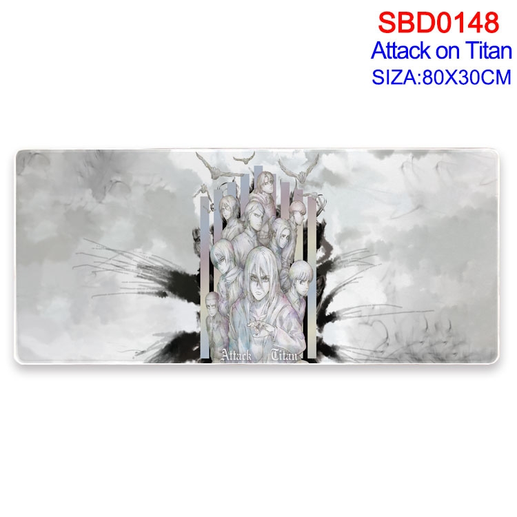 Shingeki no Kyojin Anime peripheral edge lock mouse pad 80X30CM  SBD-148