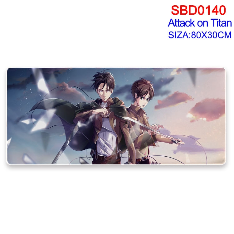 Shingeki no Kyojin Anime peripheral edge lock mouse pad 80X30CM SBD-140