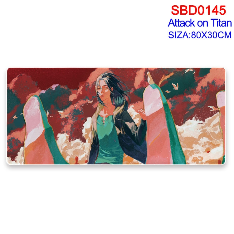 Shingeki no Kyojin Anime peripheral edge lock mouse pad 80X30CM SBD-145
