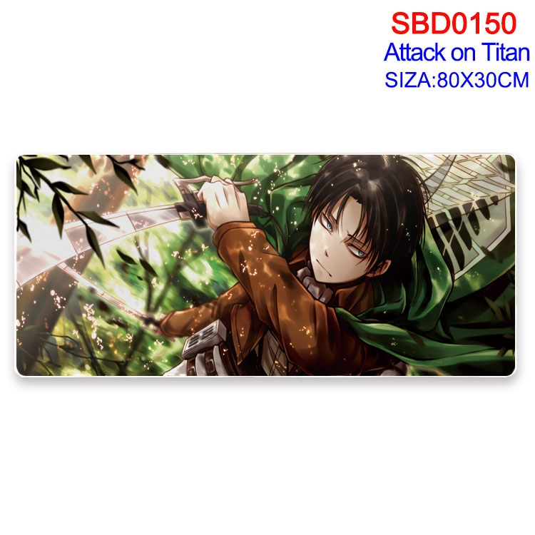 Shingeki no Kyojin Anime peripheral edge lock mouse pad 80X30CM  SBD-150