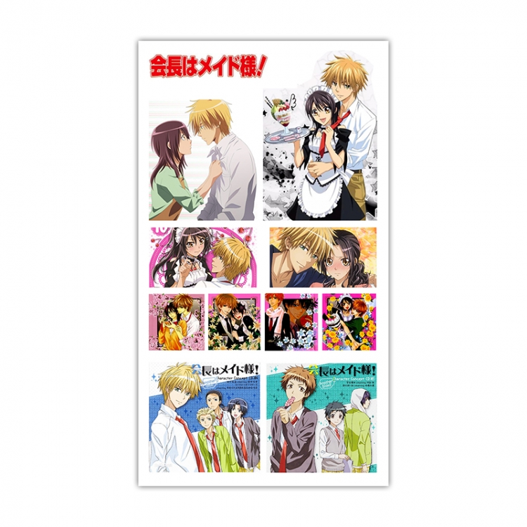 Kaichou wa Maid-sama Anime Mini Tattoo Stickers Personality Stickers 10.6X6.1CM  100 pieces from the batch