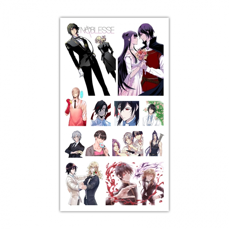 great nobility Anime Mini Tattoo Stickers Personality Stickers 10.6X6.1CM  100 pieces from the batch