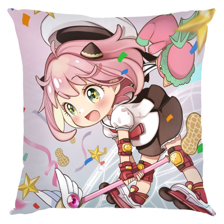 SPY×FAMILY Anime square full-color pillow cushion 45X45CM NO FILLING  J2-72