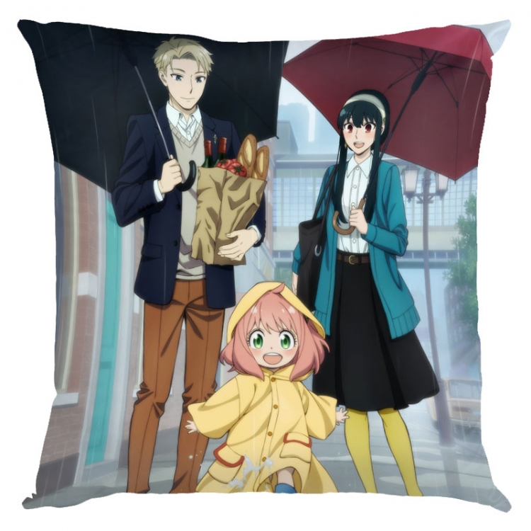 SPY×FAMILY Anime square full-color pillow cushion 45X45CM NO FILLING J2-91