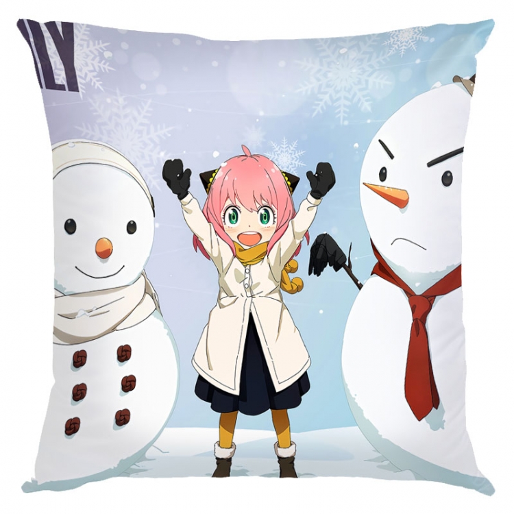 SPY×FAMILY Anime square full-color pillow cushion 45X45CM NO FILLING J2-61