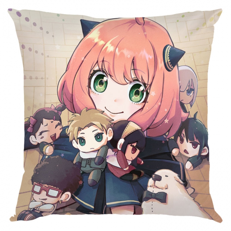 SPY×FAMILY Anime square full-color pillow cushion 45X45CM NO FILLING J2-48