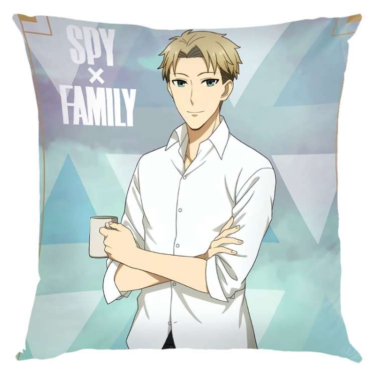 SPY×FAMILY Anime square full-color pillow cushion 45X45CM NO FILLING  J2-76