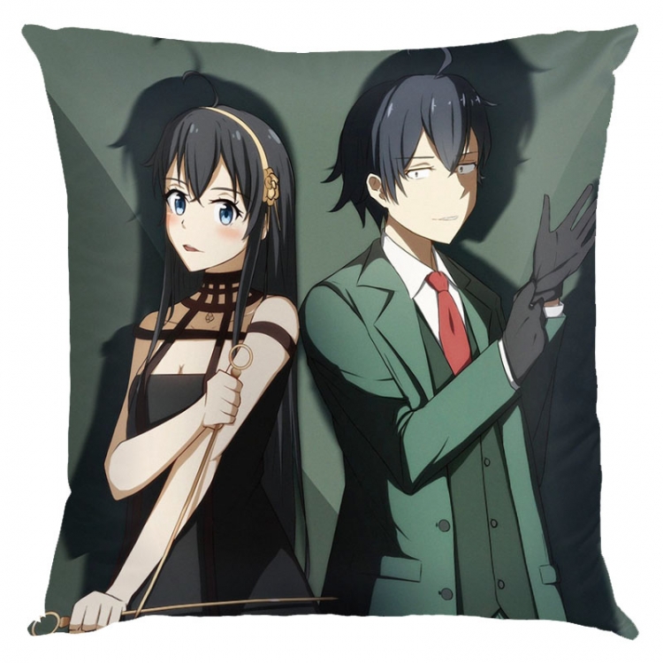 SPY×FAMILY Anime square full-color pillow cushion 45X45CM NO FILLING  J2-25