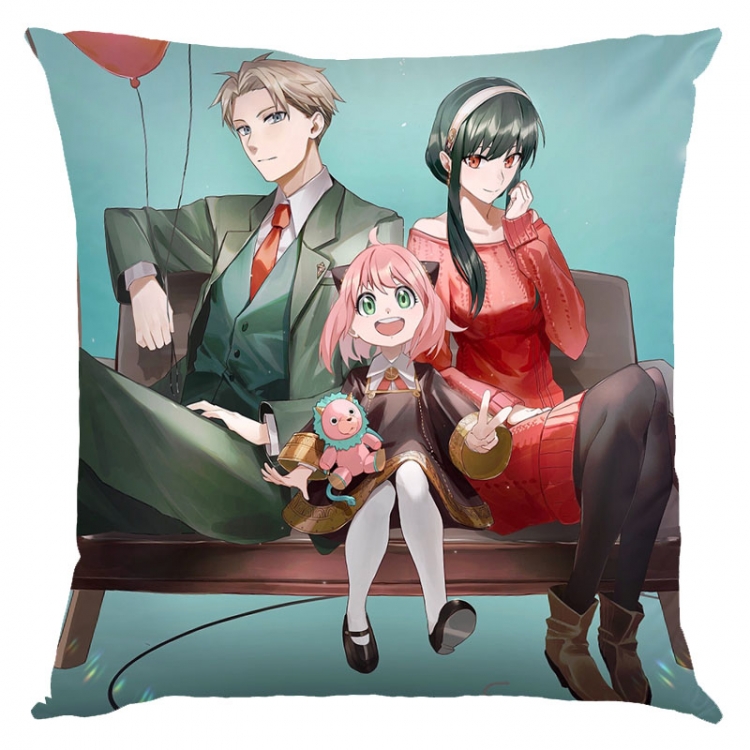 SPY×FAMILY Anime square full-color pillow cushion 45X45CM NO FILLING  J2-39