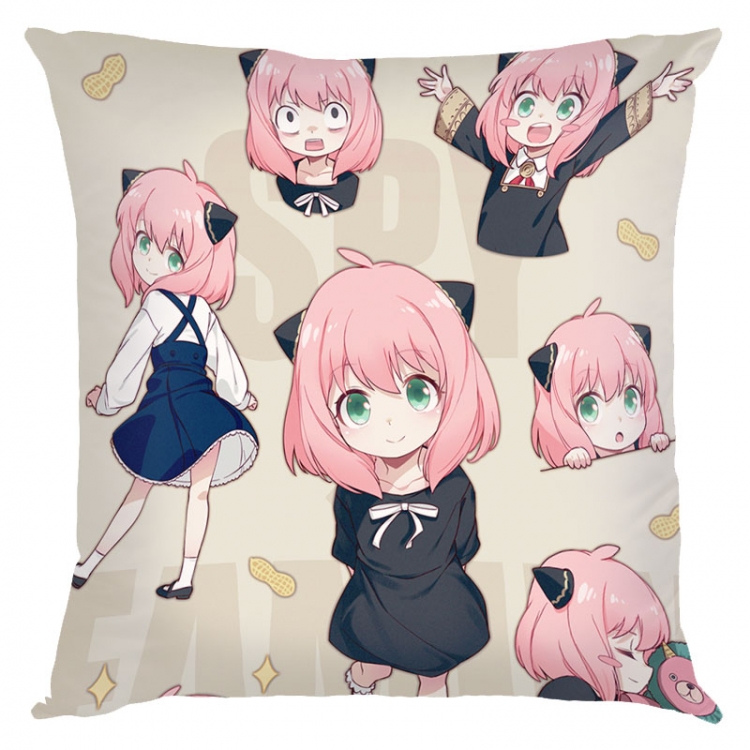 SPY×FAMILY Anime square full-color pillow cushion 45X45CM NO FILLING J2-71