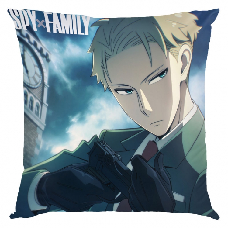 SPY×FAMILY Anime square full-color pillow cushion 45X45CM NO FILLING J2-77