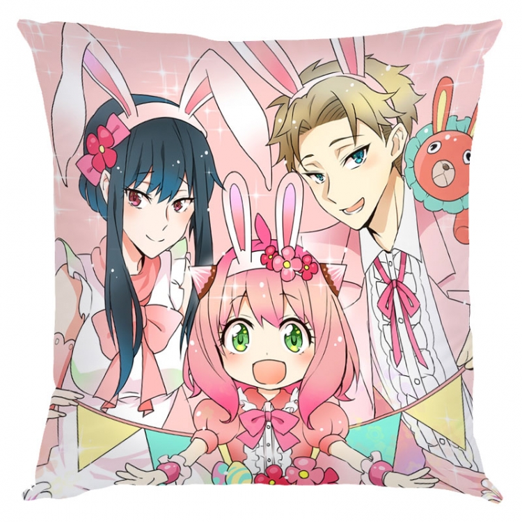 SPY×FAMILY Anime square full-color pillow cushion 45X45CM NO FILLING J2-37