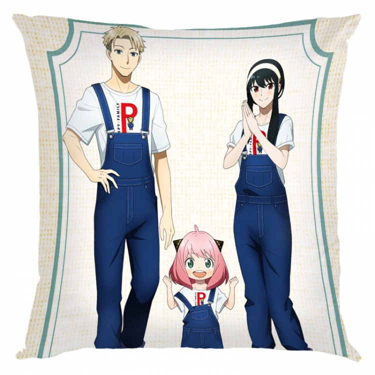 SPY×FAMILY Anime square full-color pillow cushion 45X45CM NO FILLING J2-36