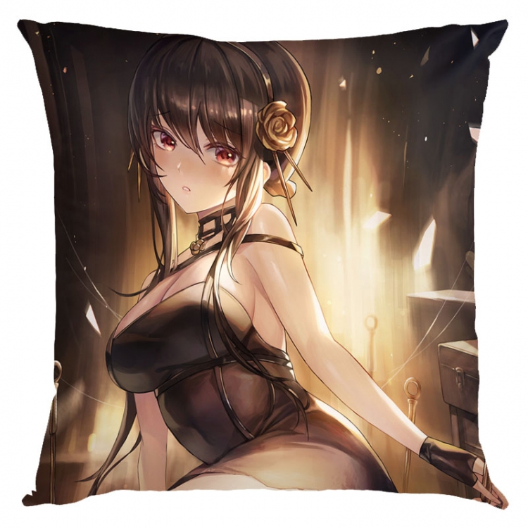 SPY×FAMILY Anime square full-color pillow cushion 45X45CM NO FILLING J2-90