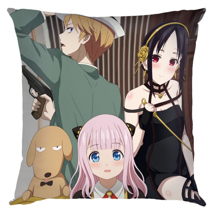 SPY×FAMILY Anime square full-color pillow cushion 45X45CM NO FILLING  J2-26