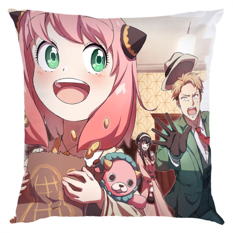 SPY×FAMILY Anime square full-color pillow cushion 45X45CM NO FILLING J2-57