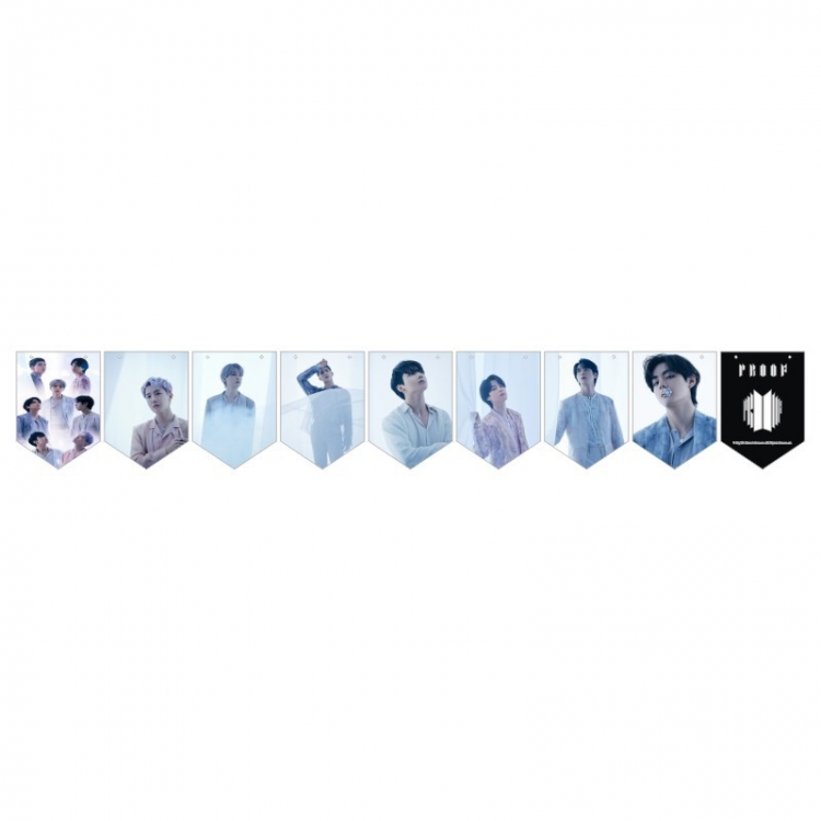 BTS Hanging flag photo card photo poster hanging painting a set of 8 price for 5 set