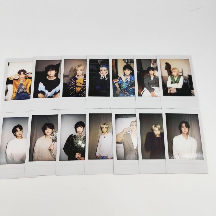 BTS 14 Polaroids Photo Polaroid Collection Cards price for 5 pcs