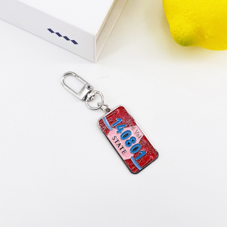 redvelvet Korean star surrounding metal pendant tag keychain jewelry 8.5X2.5CM price for 5 pcs