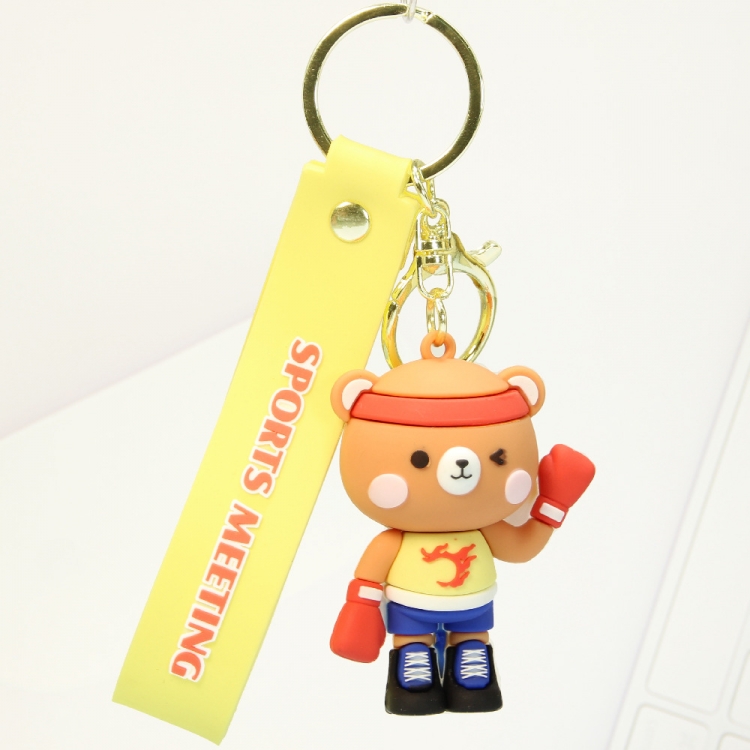 Cartoon Epoxy doll keychain pendant cute cartoon bag pendant price for 5 pcs