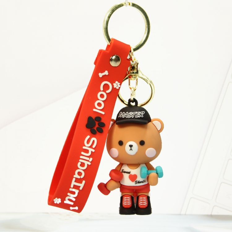 Shirley Epoxy doll keychain pendant cute cartoon bag pendant price for 5 pcs