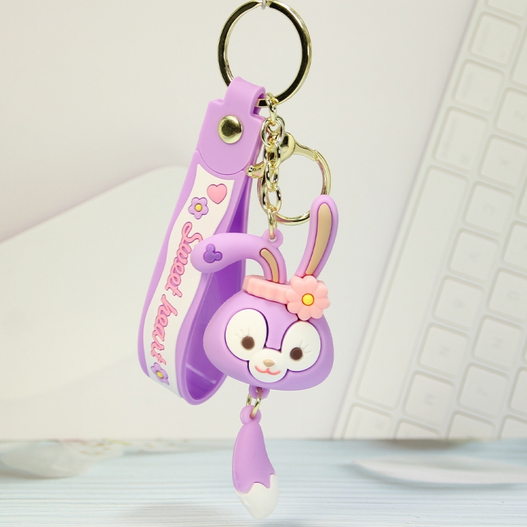Delu Epoxy doll keychain pendant cute cartoon bag pendant price for 5 pcs