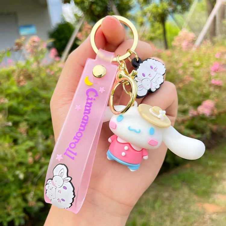 big-eared dog Epoxy doll keychain pendant cute cartoon bag pendant price for 5 pcs