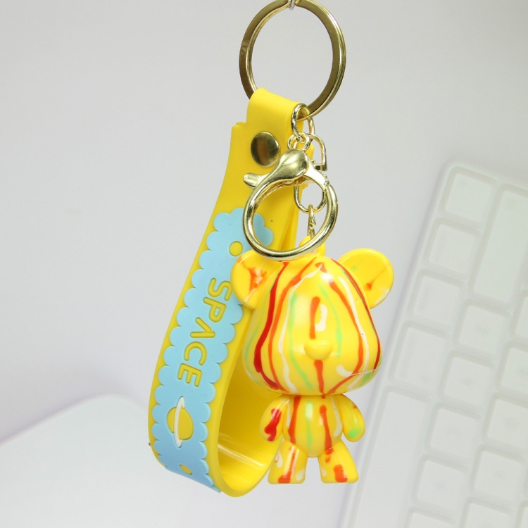 Cartoon Epoxy doll keychain pendant cute cartoon bag pendant price for 5 pcs