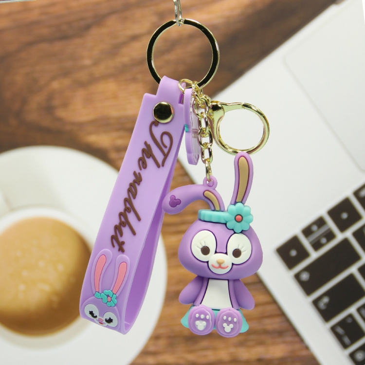 Star Dew Epoxy doll keychain pendant cute cartoon bag pendant price for 5 pcs