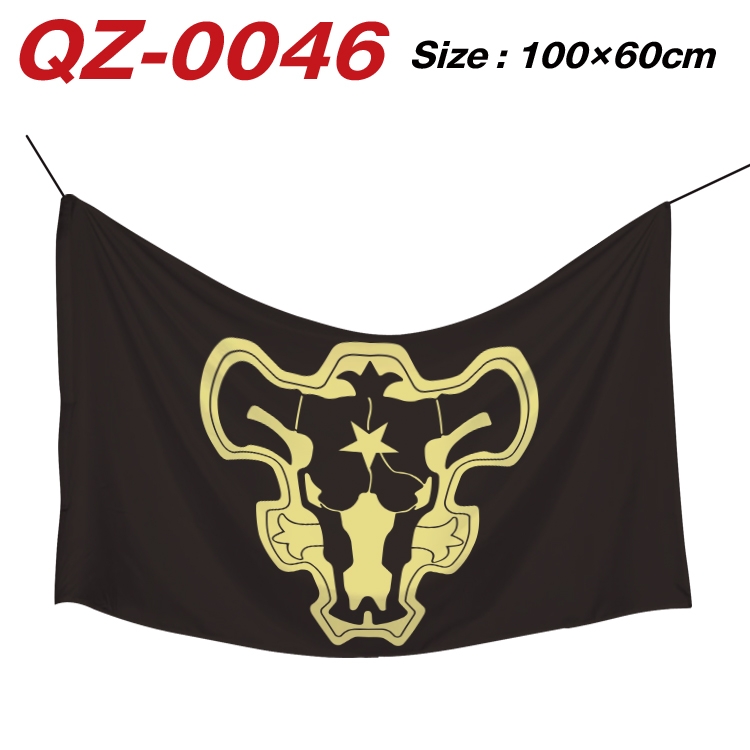 Black Clover Full Color Watermark Printing Banner 100X60CM QZ-0046