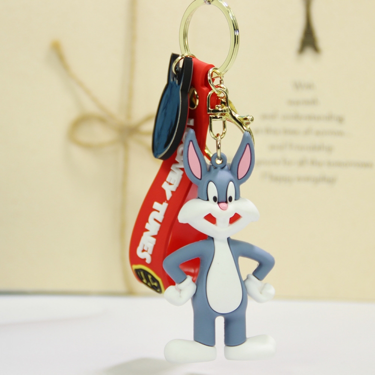 RabbidsInvasion Cartoon Peripherals Car Keychain Bag Ornament Pendant price for 5 pcs