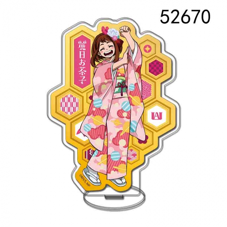 My Hero Academia Anime characters acrylic Standing Plates Keychain 15CM 52670