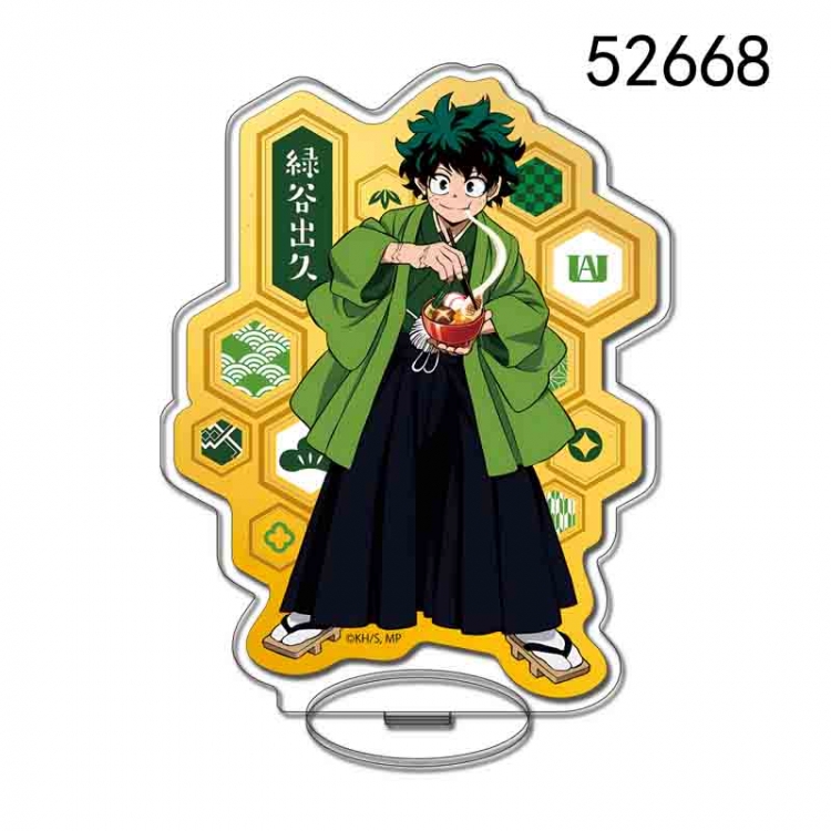 My Hero Academia Anime characters acrylic Standing Plates Keychain 15CM 52668