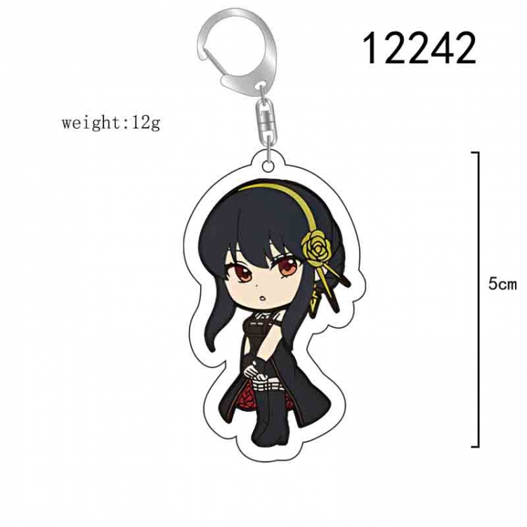 SPY×FAMILY  Anime Acrylic Keychain Charm  price for 5 pcs 12242