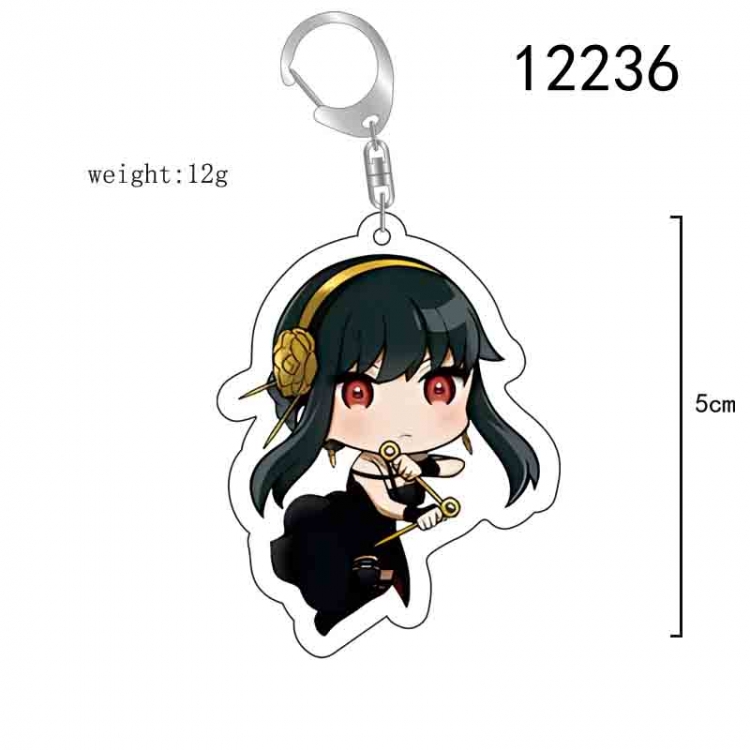 SPY×FAMILY  Anime Acrylic Keychain Charm  price for 5 pcs 12236