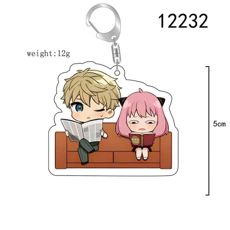 SPY×FAMILY  Anime Acrylic Keychain Charm  price for 5 pcs 12232