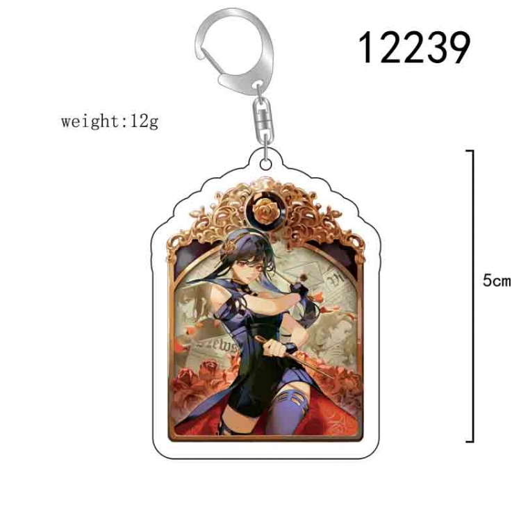 SPY×FAMILY  Anime Acrylic Keychain Charm  price for 5 pcs 12239