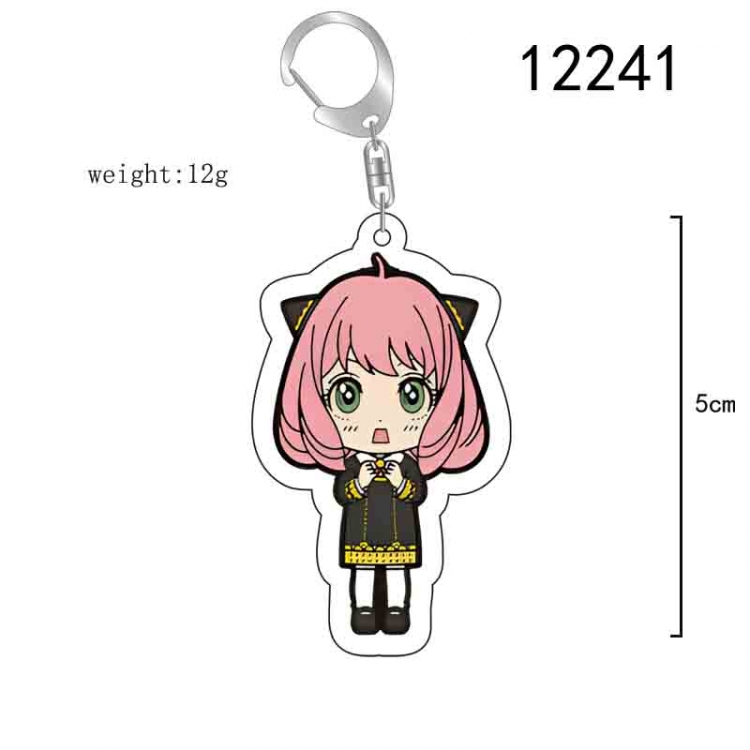 SPY×FAMILY  Anime Acrylic Keychain Charm  price for 5 pcs 12241