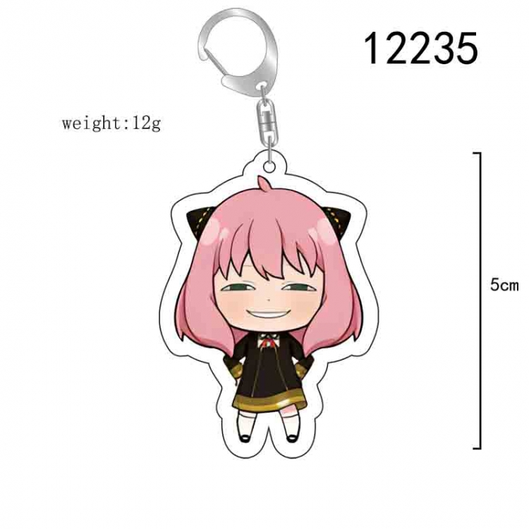 SPY×FAMILY  Anime Acrylic Keychain Charm  price for 5 pcs 12235