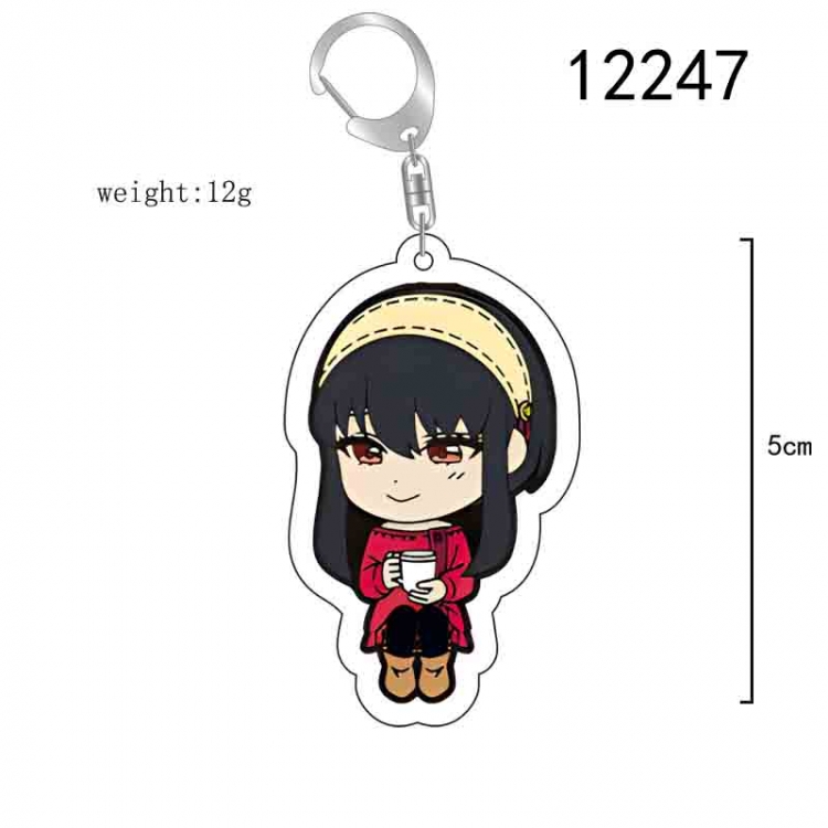 SPY×FAMILY  Anime Acrylic Keychain Charm  price for 5 pcs 12247