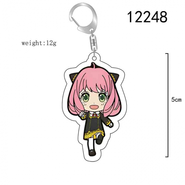 SPY×FAMILY  Anime Acrylic Keychain Charm  price for 5 pcs 12248