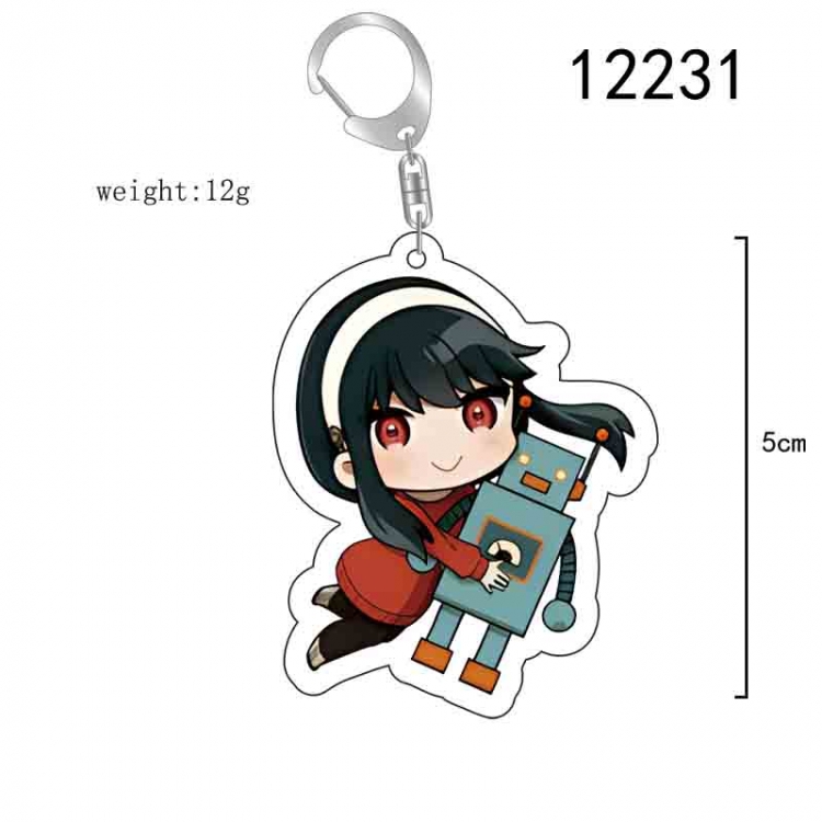 SPY×FAMILY  Anime Acrylic Keychain Charm  price for 5 pcs 12231