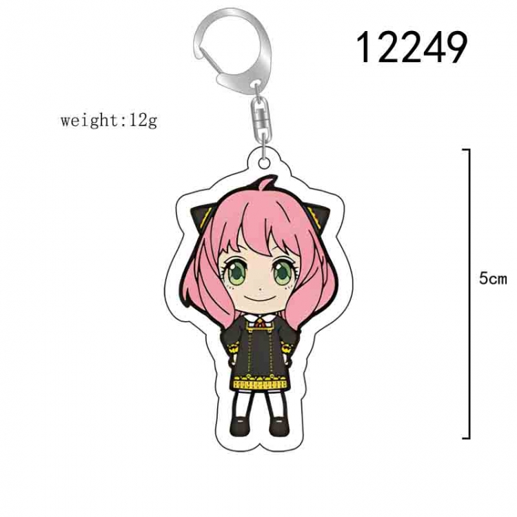 SPY×FAMILY  Anime Acrylic Keychain Charm  price for 5 pcs 12249