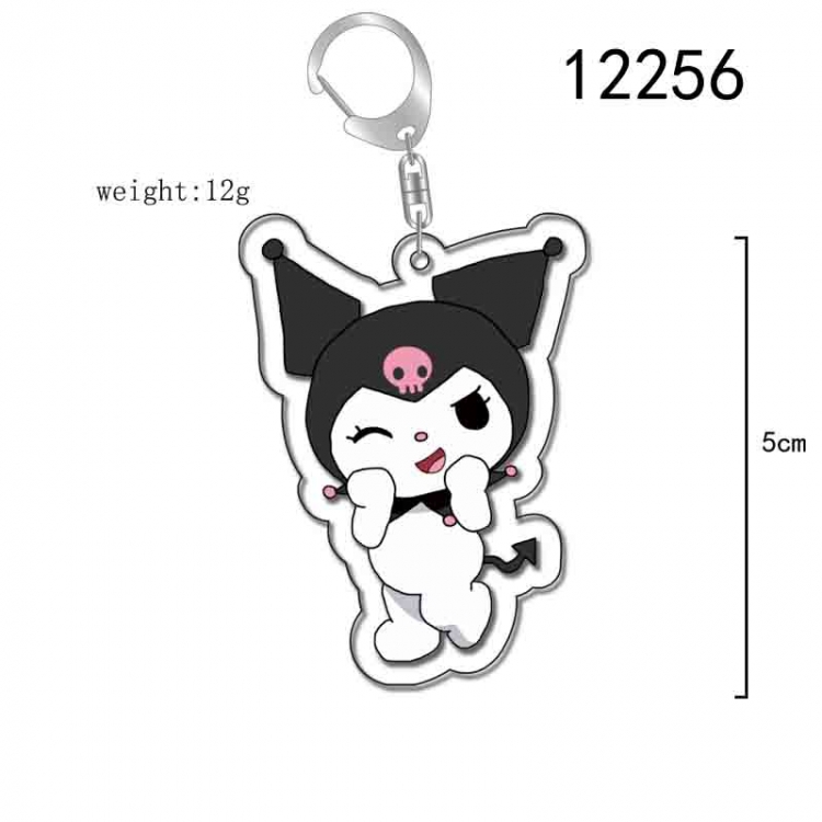 sanrio Cartoon Acrylic Keychain Charm  price for 5 pcs 12256