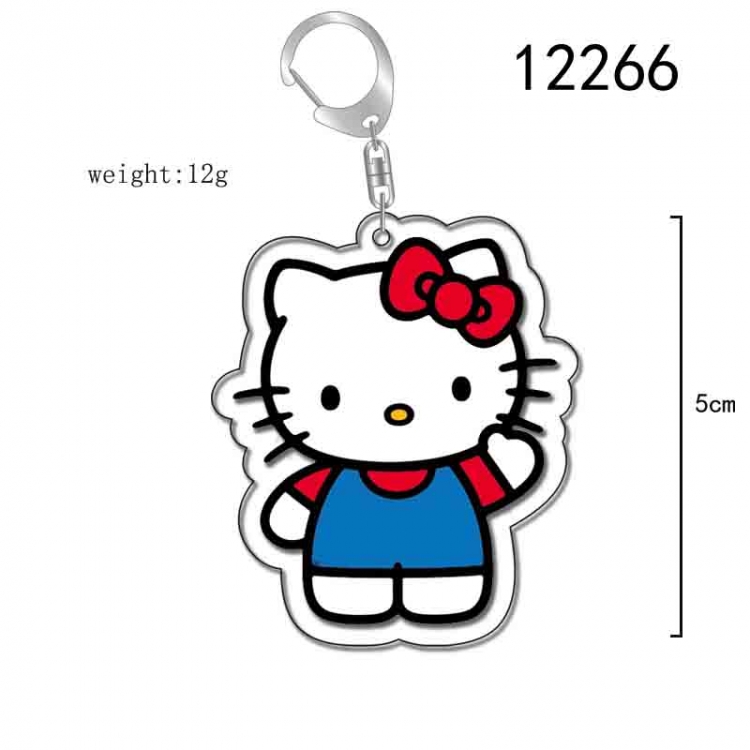 sanrio Cartoon Acrylic Keychain Charm  price for 5 pcs 12266