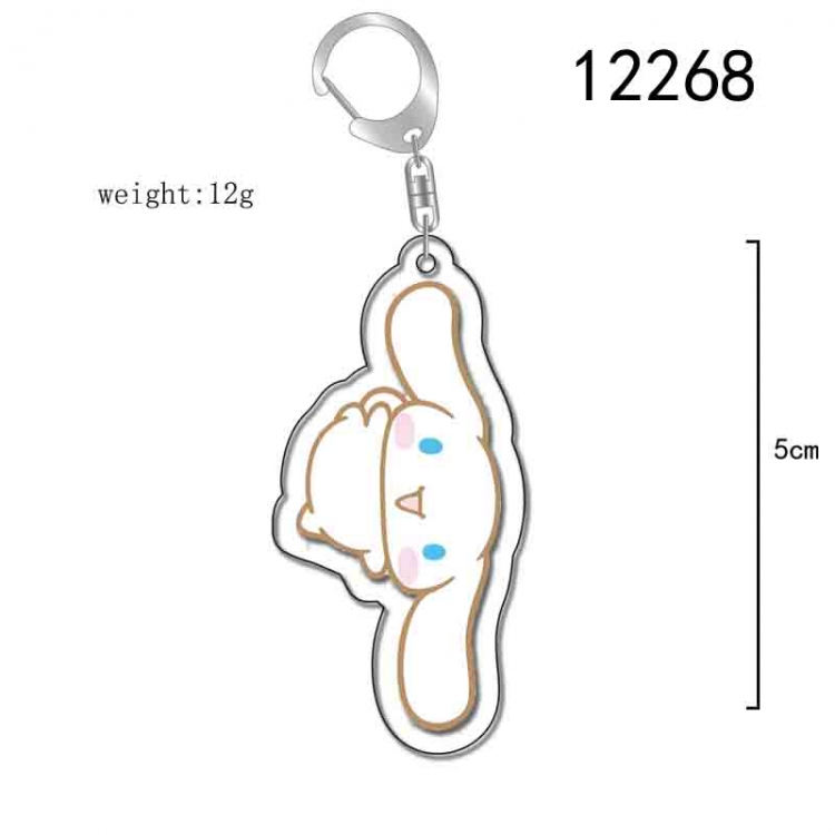 sanrio Cartoon Acrylic Keychain Charm  price for 5 pcs 12268