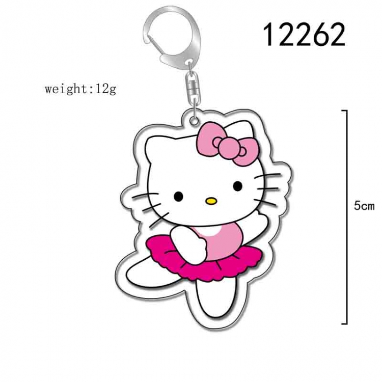 sanrio Cartoon Acrylic Keychain Charm  price for 5 pcs 12262