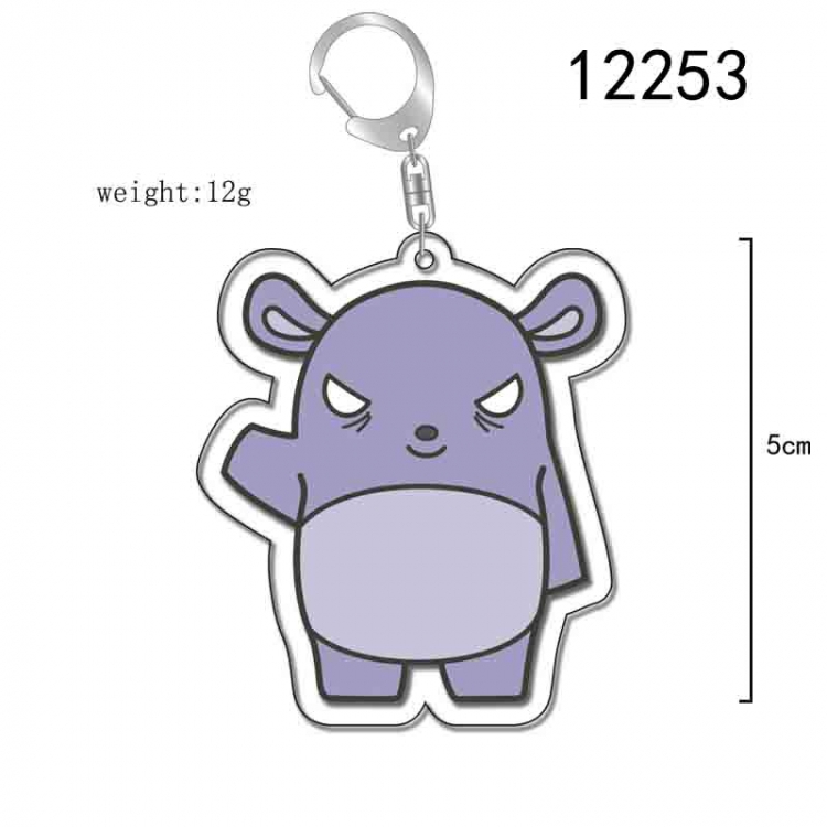 sanrio Cartoon Acrylic Keychain Charm  price for 5 pcs 12253