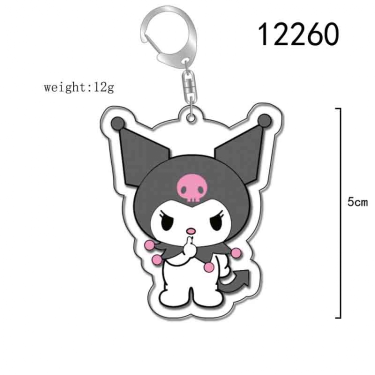 sanrio Cartoon Acrylic Keychain Charm  price for 5 pcs 12260